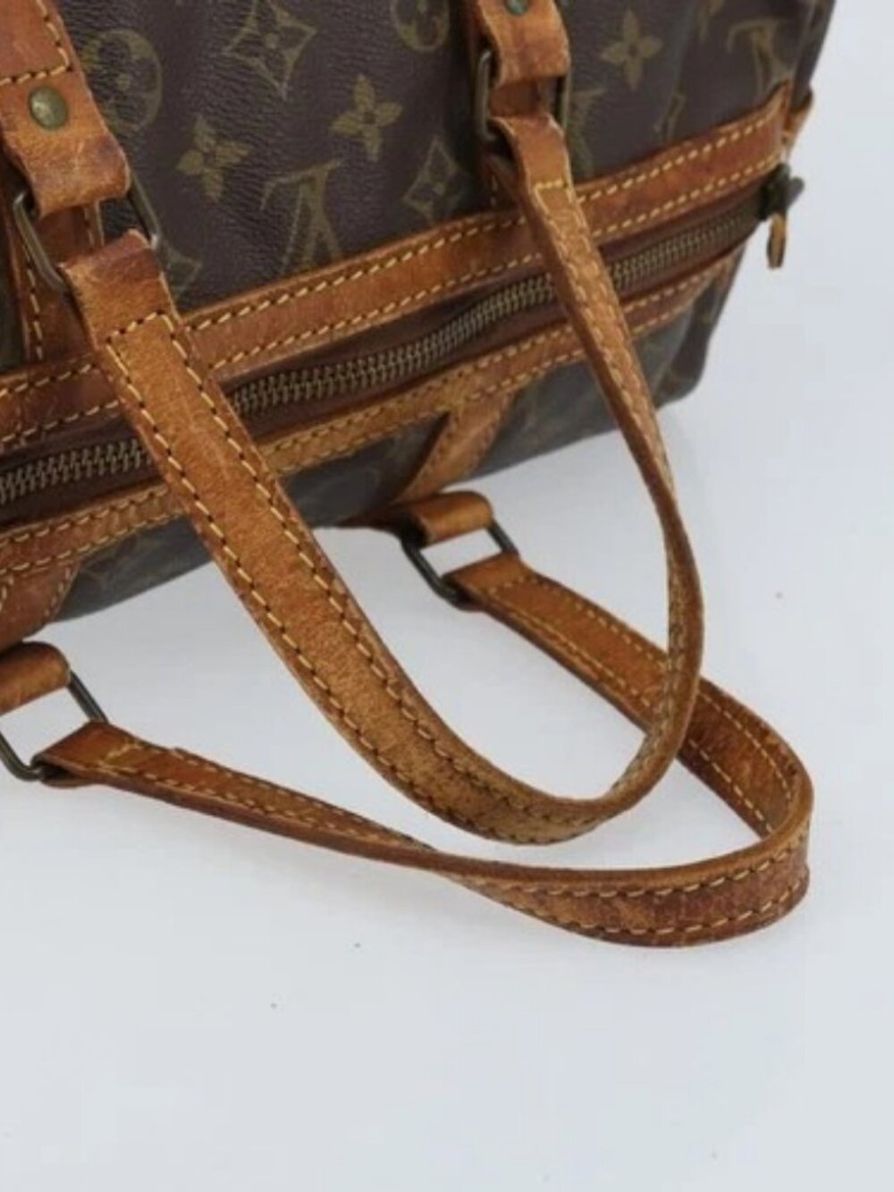 LOUIS VUITTON Monogram Sac Souple 35 Boston Bag M41626 LV Auth 171110 - Picture 5 of 15
